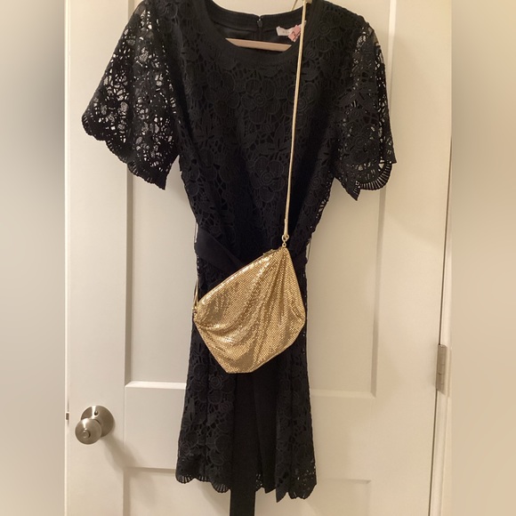 Vintage Gold Sequenced Bag W/ Mirror - Picture 11 of 15